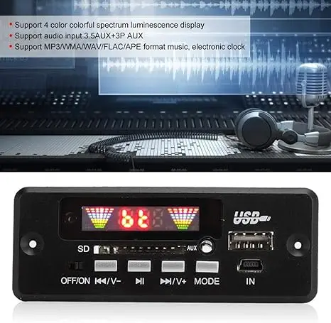 MP3 WMA Decoder Board TZT Wireless 5V 12V Novel Design Good Price Recordable Sound Module