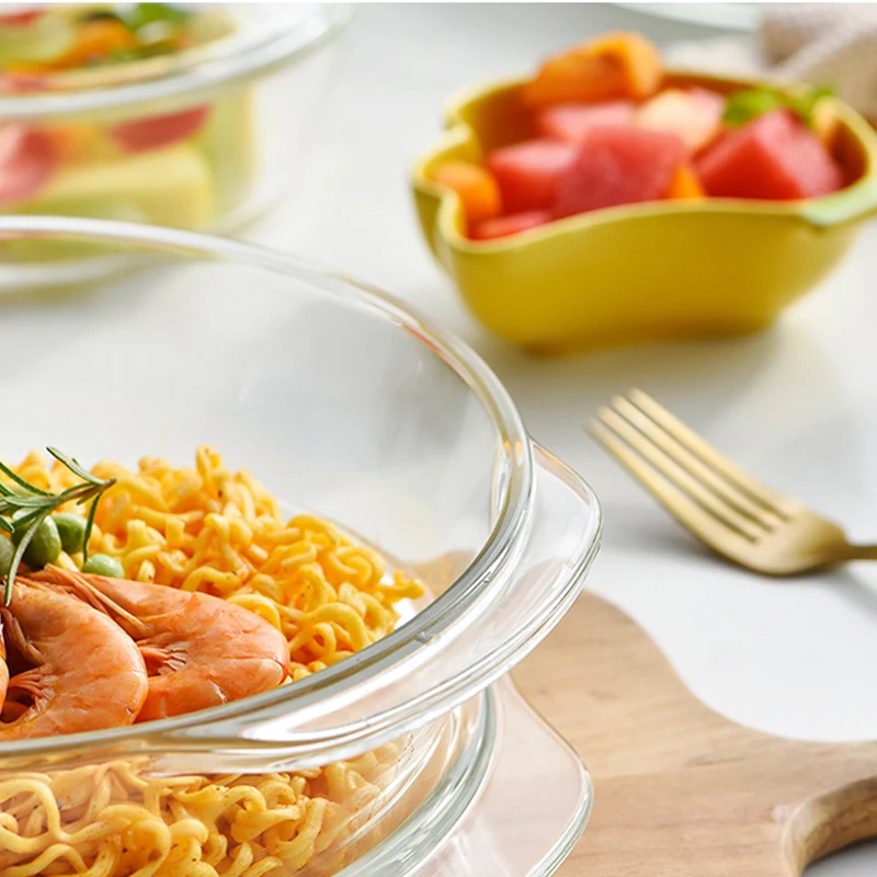 Hot Sale Nonstick Cookware Multifunctional Clear Transparent Glass Cooking Hot Pots With Lids