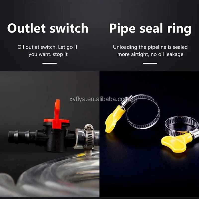 Wholesale Transfer Suction Pump High Flow Gas Siphon Pump for Water Gasoline Oil Petrol Diesel Gasoline Siphon Hose Pump Tube