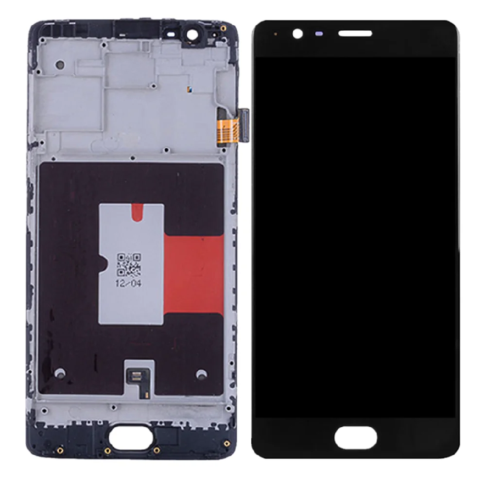 100% Tested For Oneplus 3 LCD Display Touch Screen With Frame Assembly For One Plus 3 A3000 A3003 LCD Screen Display Replacement