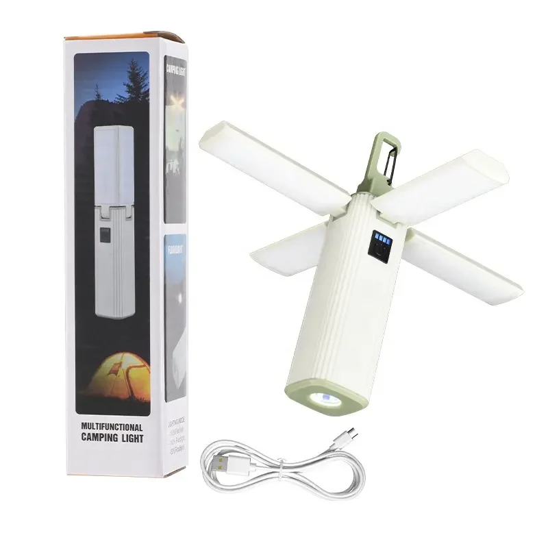 Portable Multifunctional LED Camping Light Ultralight Flashlight Car Hanging Desk Lamp Battery Powered for Fishing Hiking Travel