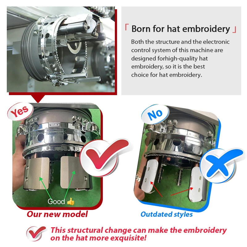KQM high quality 24h after-sale service 12/15 needles speed 1200rpm flat professional 4 head  Embroidery machine