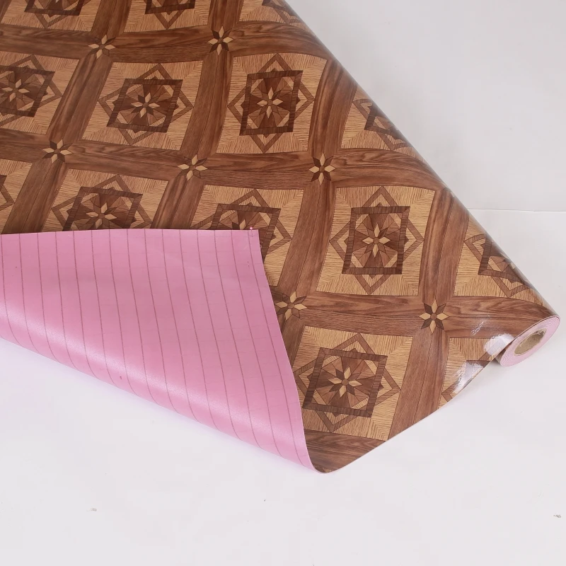 Yuanhua Factory Direct Sales High Quality Vinyl Sponge Flooring Linoleum Pvc Flooring Roll