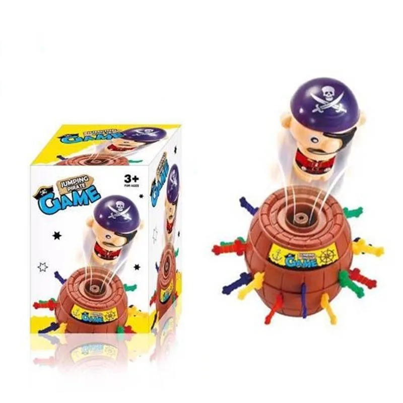 
Fancy Barrel Novelty Toy Jumping pirate bucket for children or adults Lucky Stab Toys Game at Party Gathering 