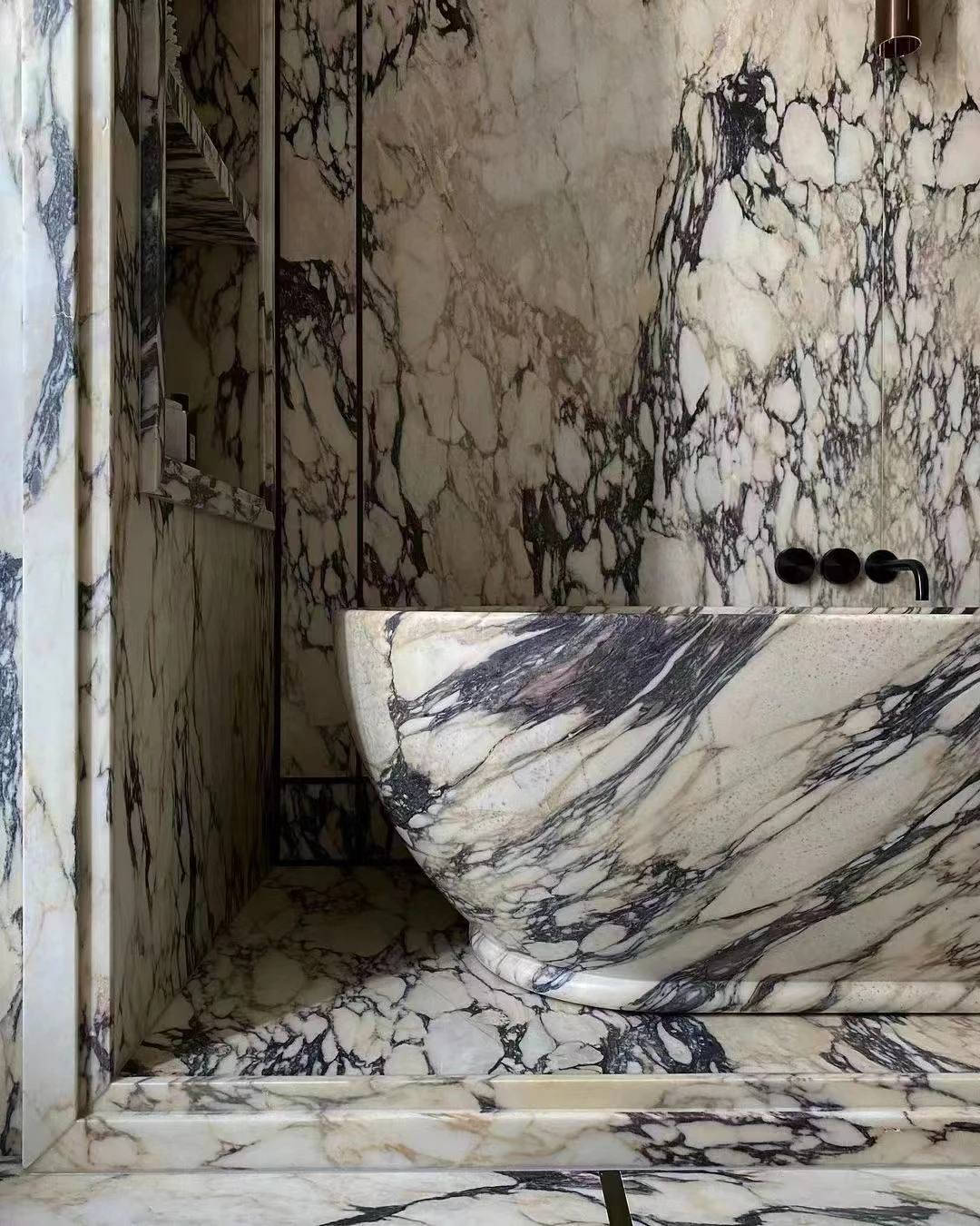 AST OEM/ODM Calacatta/Calcutta Brecchia Viola Violetta Breccia Capraia Slab Afyon Arabescato Purple Vein Marble Tiles Slabs