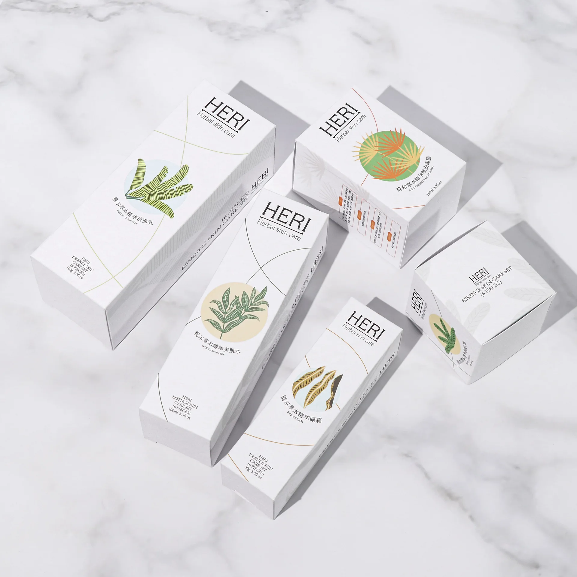 Bottle Cosmetic Serum Paper Packaging Bottle Airless Cosmetic Serum Pump With Dropper Cosmetics Serum Bottles