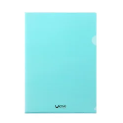 Popular Wholesale Custom Size Cheap PP PVC L Shape Folder Transparent Document File