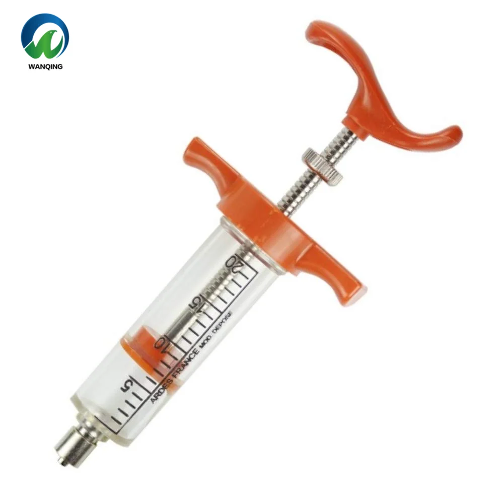 Plastic Steel Syringe with Graduation TPX Reusable Syringe  Dose Nut