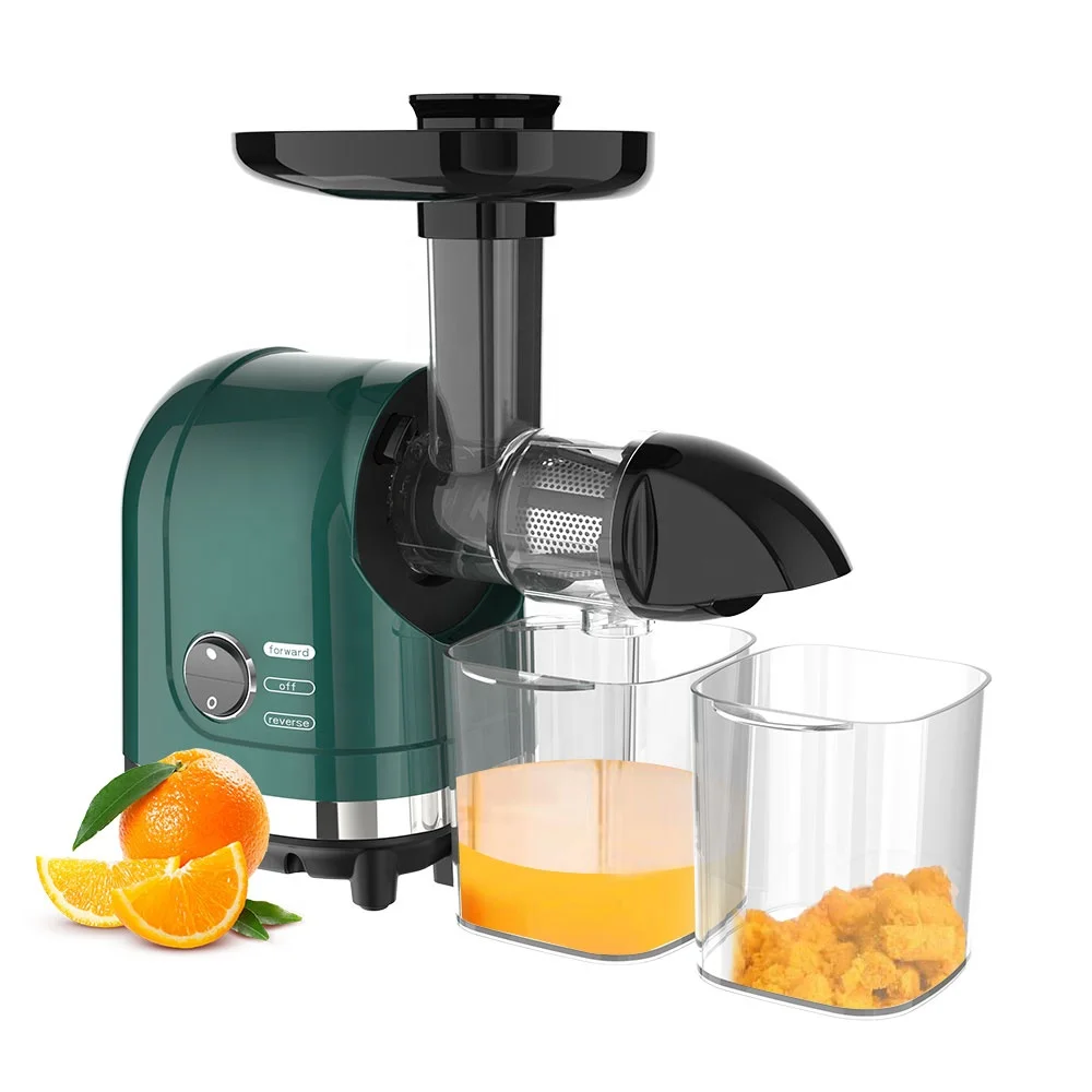2023 LUFVEBUT juicer machine Electric Large Power 200W Horizontal Whole Cold Press Hydraulic Slow Juicer for Home Use