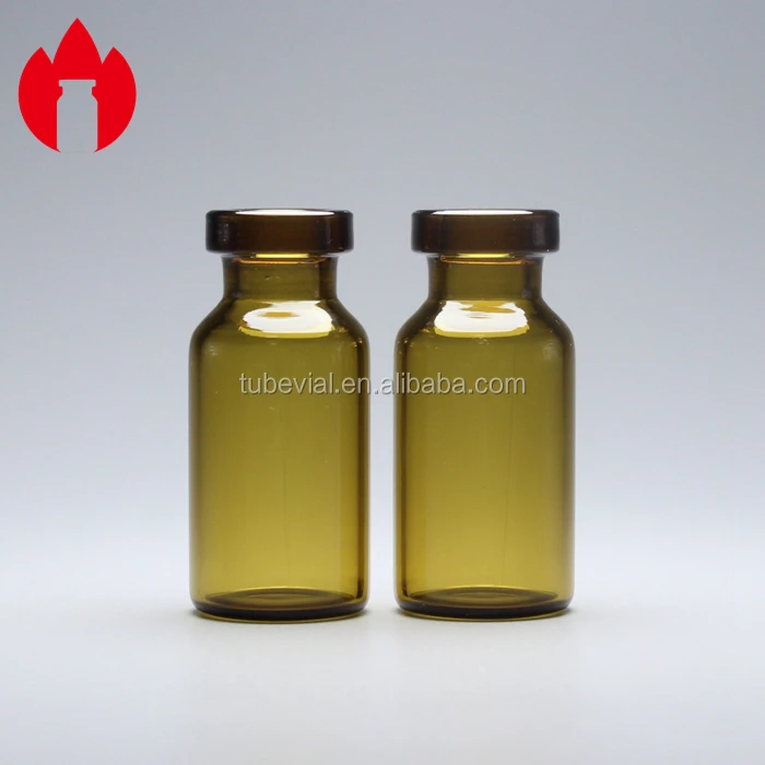 3ml Pharma Tiny Amber Tubular Glass Vial