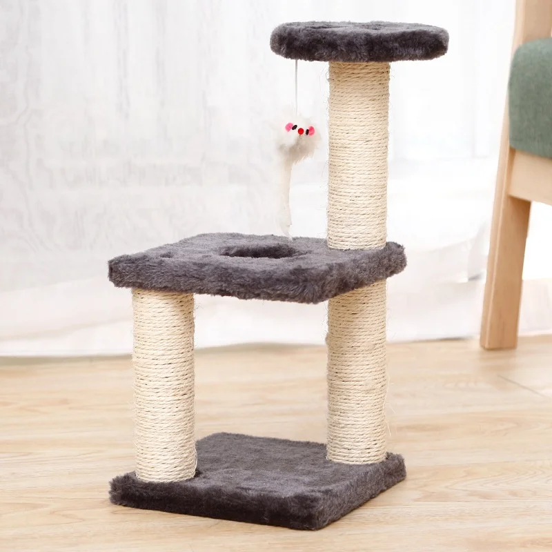 Pet Products Scratch Furniture Scratcher Cat Scratching Guards Scraper Supplies Home Decor Multi-Level Cat Tree Climbing Frame