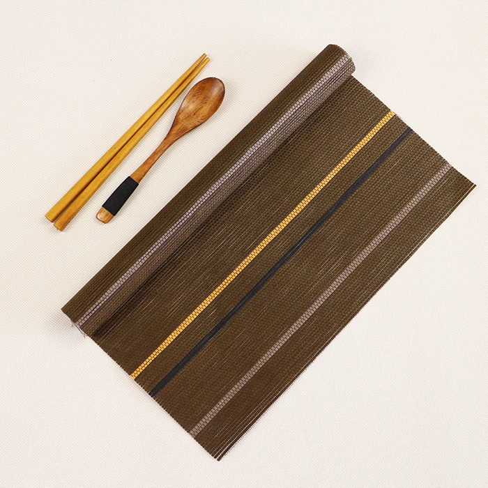 haoyan Eco-Friendly restaurant use bamboo jute placemats table mats