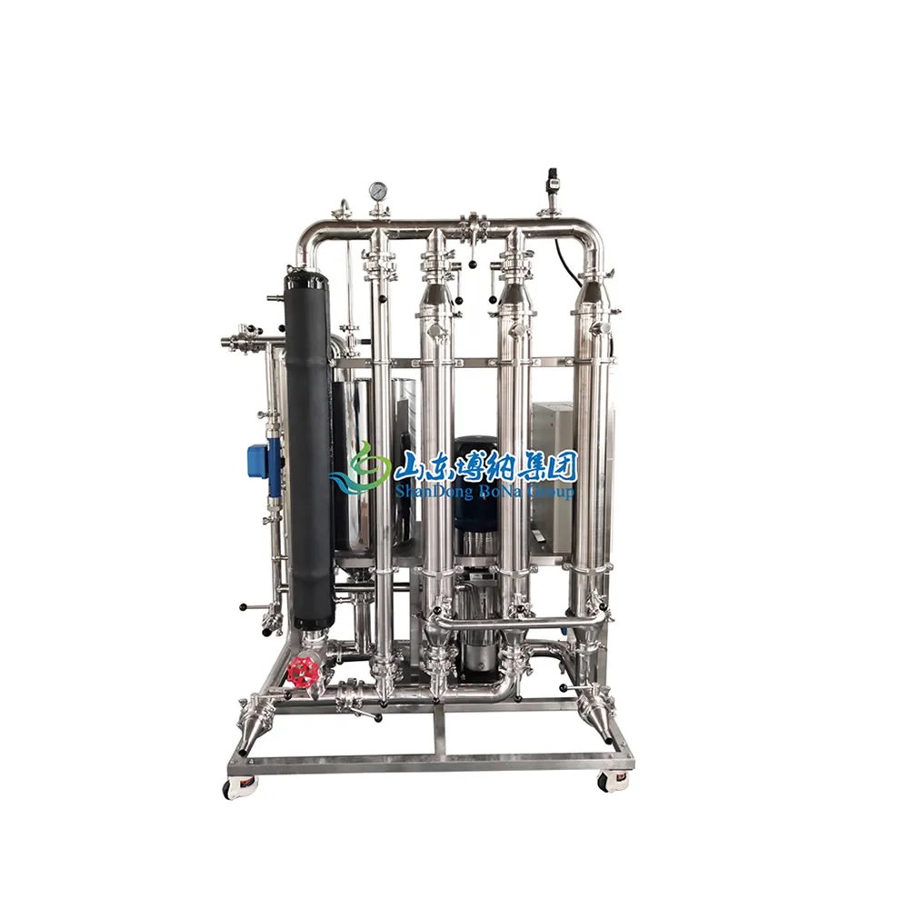 Ceramic membrane cross-flow filter for grape wine