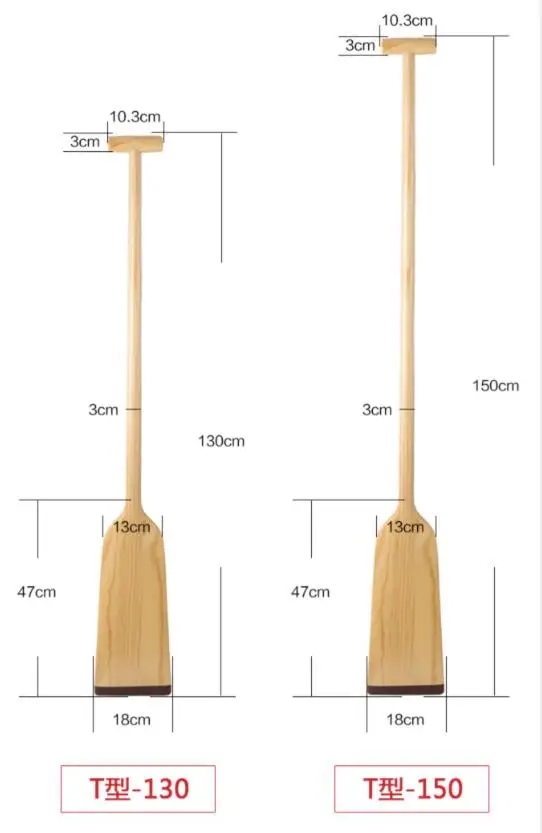 Raft paddle wood canoe paddle different size boat paddle