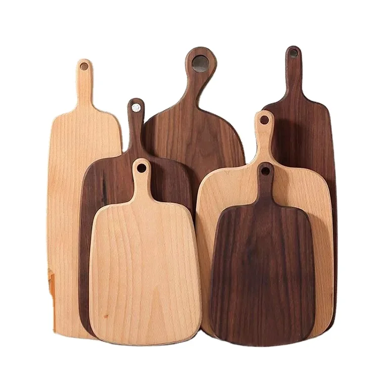 Wooden cutting board Pizza fruit bread with handle beech cutting board Steak sushi wooden cutting board