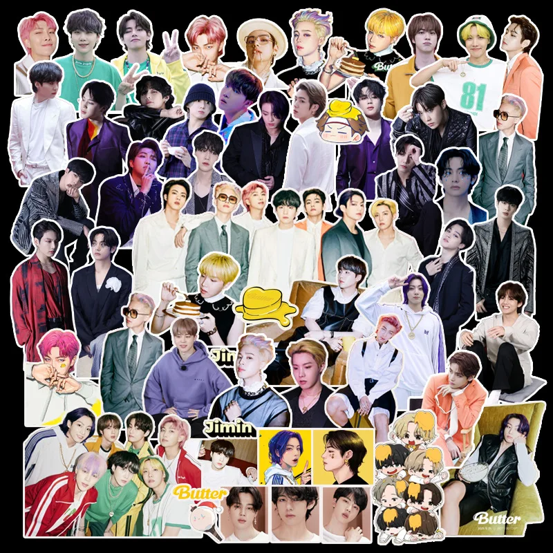 Оптовая продажа Kpop Bangtan Boys карта души 7 дюймов ежедневник декоративные наклейки из