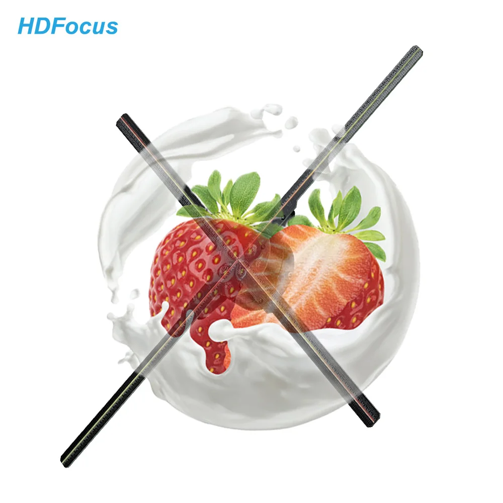 HDFocus Светодиодный 3d дисплей голограмма светодиодный вентилятор 65 см с 700 видео библиотека проектор голограммы