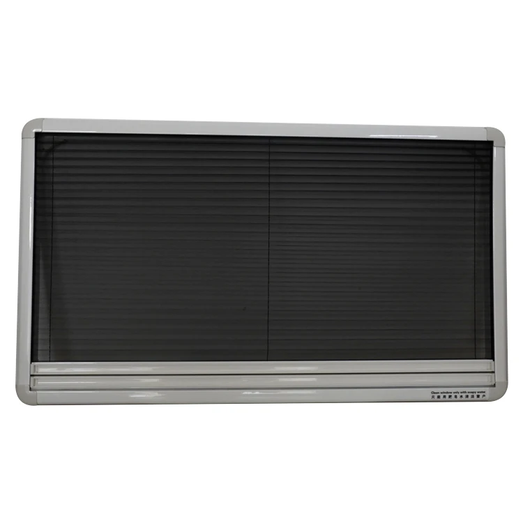 RV Caravan Motorhome Top Hinged Window External Push Window 450*500 mm Fit for Wall Thickness 25-60 mm RV Window