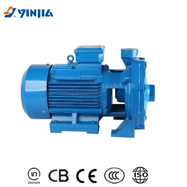 High Head Centrifugal Water Pump 4KW AC Motor Double Impeller Three Phase Steel Construction for Irrigation and Agriculture