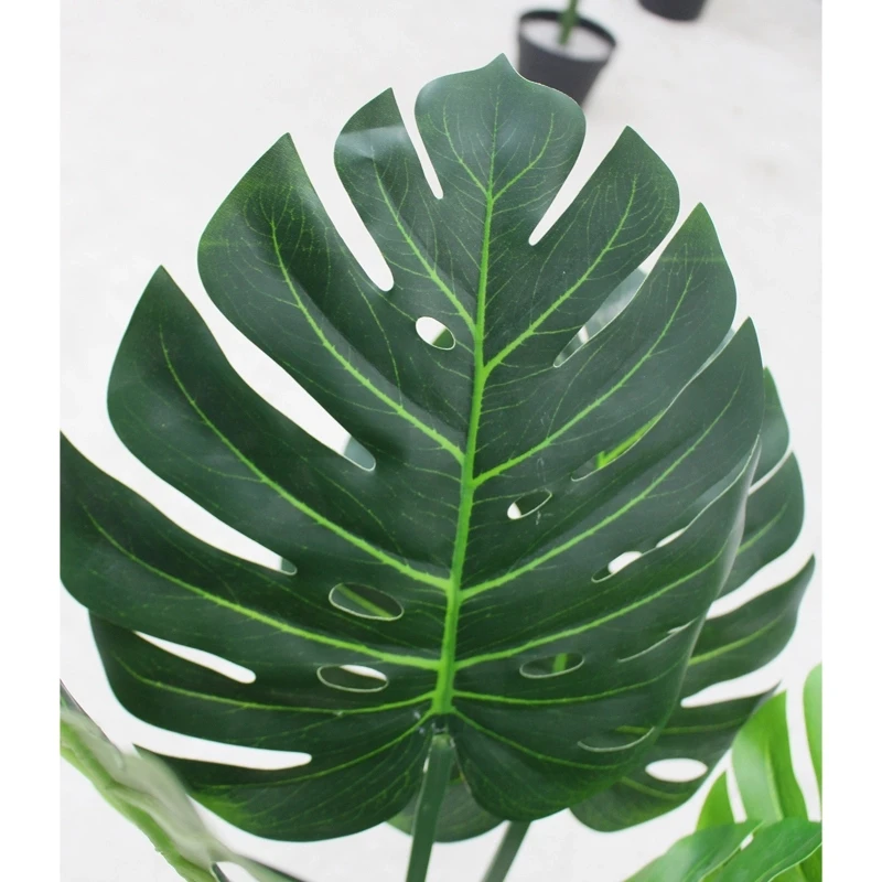 Artificial monstera handmade green plant