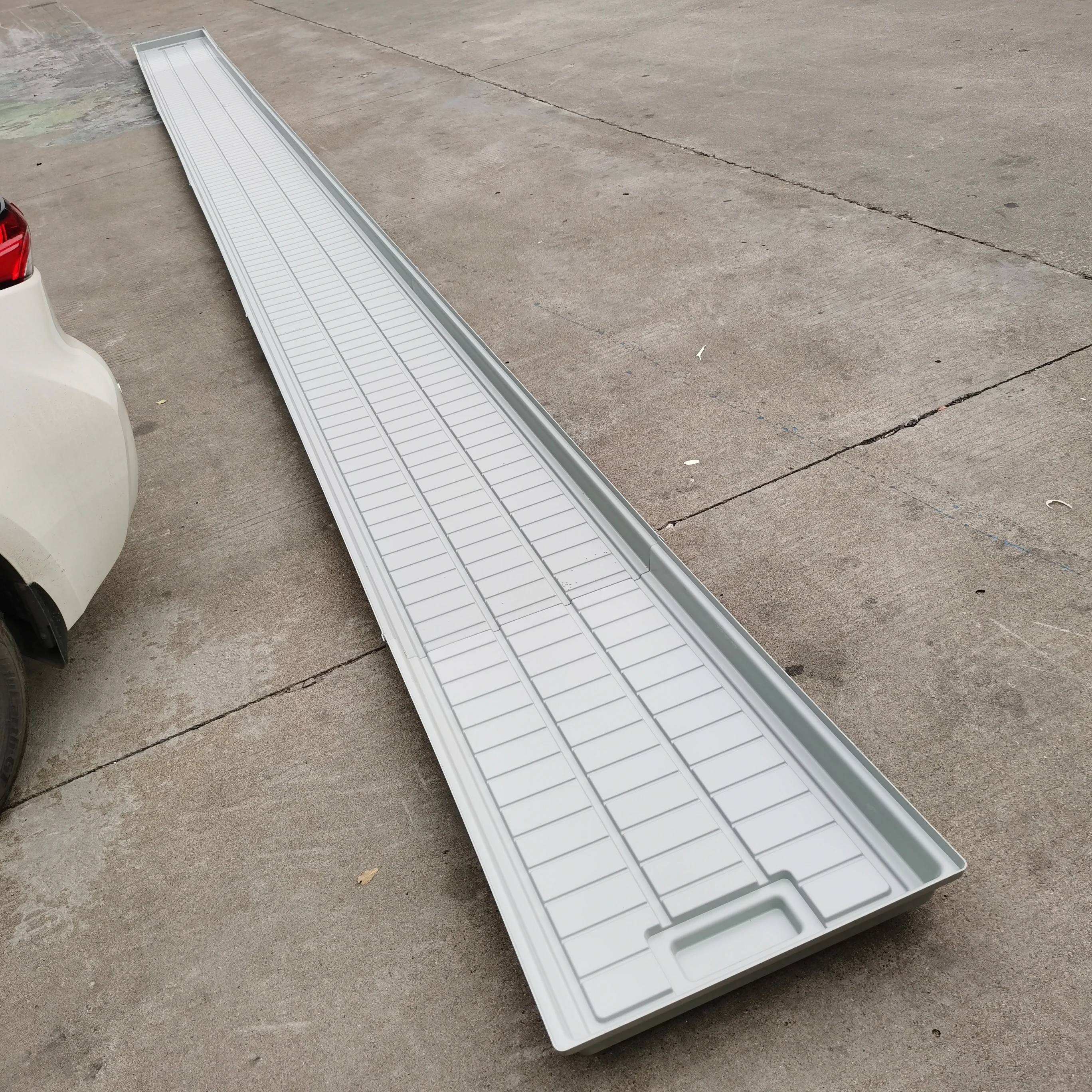 4x6 4x8  White Trays Ebb&Flow Hydroponics Plastic Grow Trays For Greenhouse