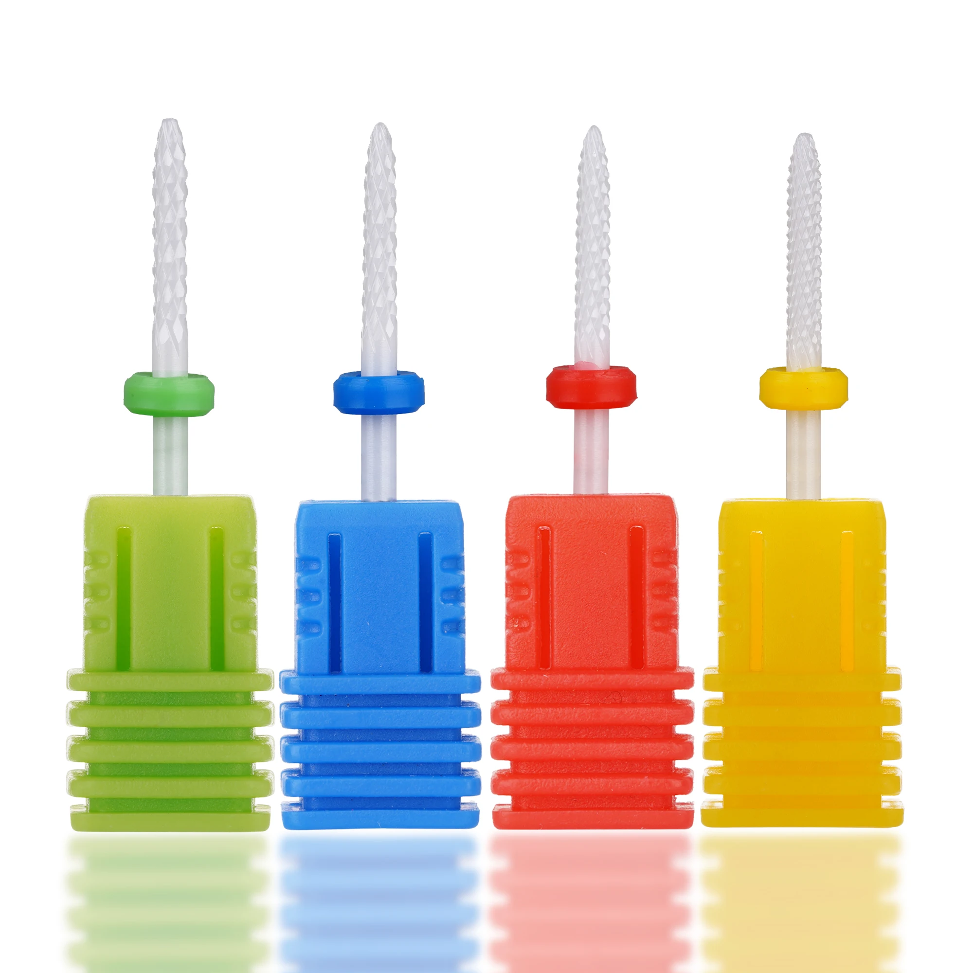 1 piece Bullet Ceramic Nail Drill Bit electric manicure machine accessories Nail Art Tools Electric Manicure Cutter