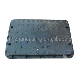 Locking manhole cover with ring