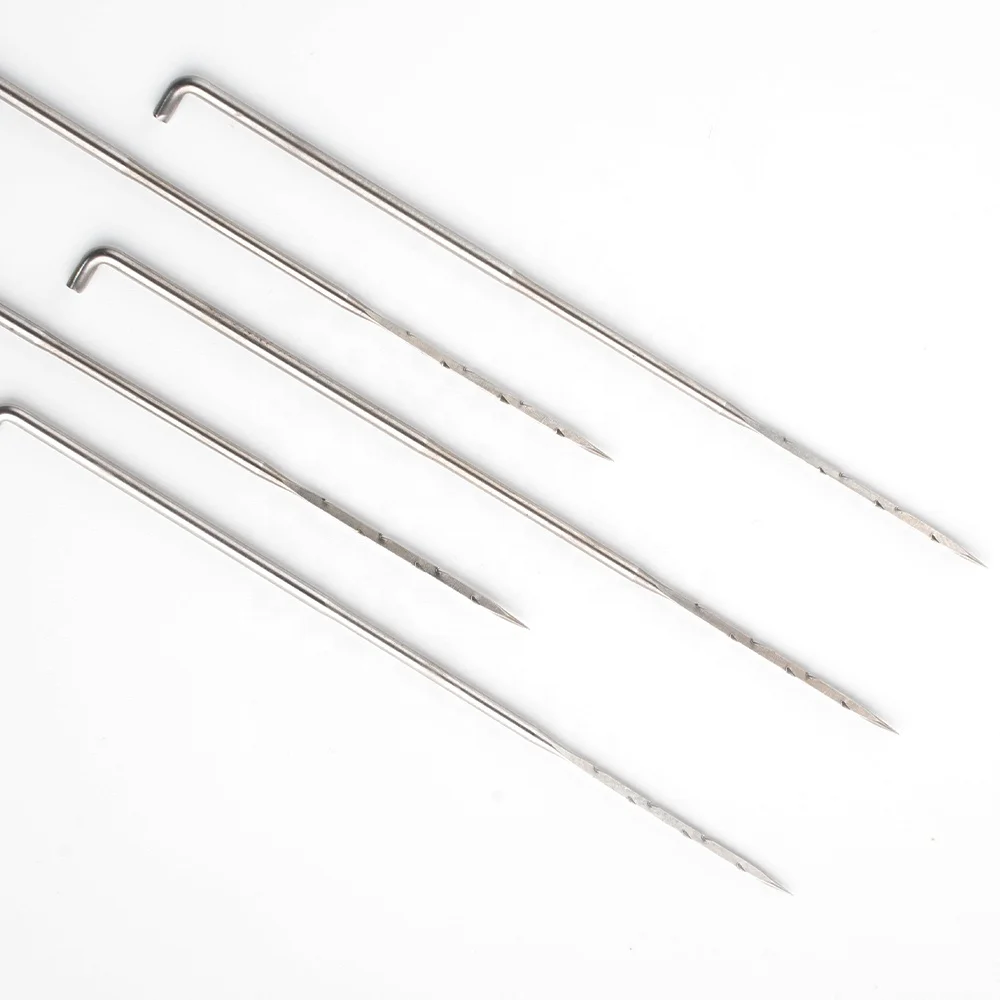 Non Woven Polyester Needle Punched Felt Dust Filter Bag polyester air filter bag Triangular Felting Needles