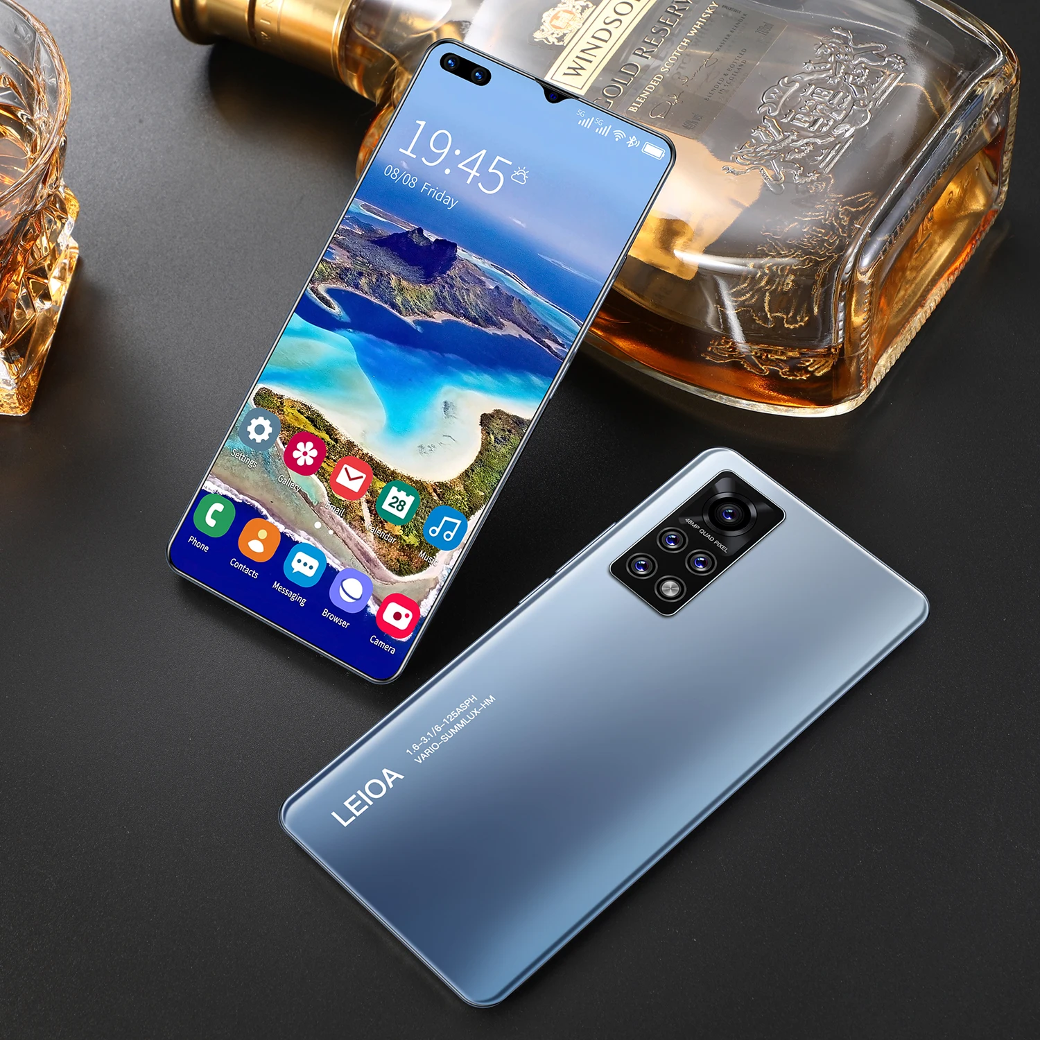  Новый MT10 pro 7 1 дюймов HD экрана падения воды Androidphone 4800 мАч батарея смартфон RAM8GB + ROM256GB чехол для