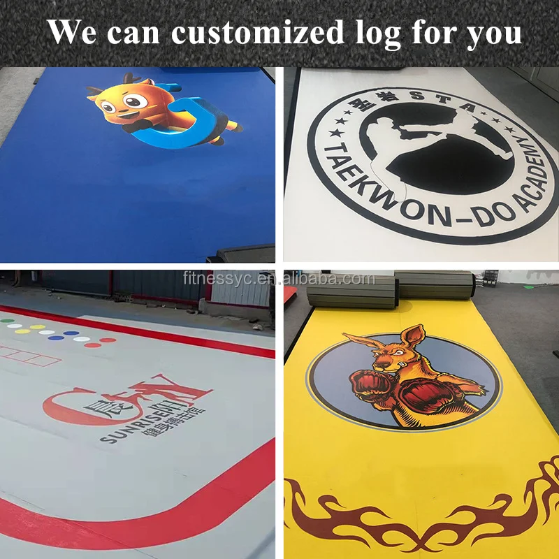 BJJ Custom Roll Judo Vinyl Wrestling Martial Arts Foam Karate Taekwondo Tatami Aikido Floor Mats XPE Gymnastics Cheerleading Mat