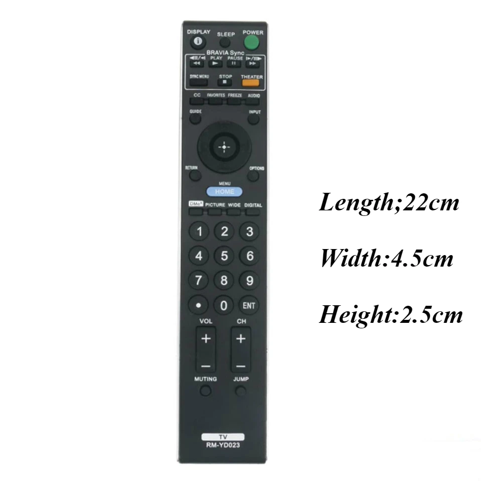 Replacement Remote Control For Sony Bravia RM-YD081 Models TV LED LCD Plasma TVs