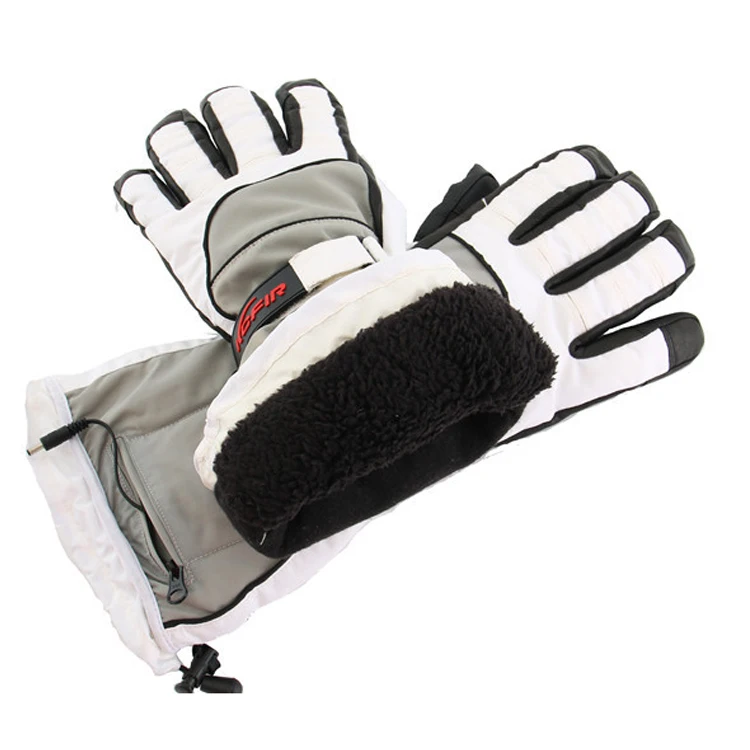 2021 Newest KCFIR 7.4V 2100mah Far Infrared Rechargeable Li-polymer Battery Heated Ski Gloves