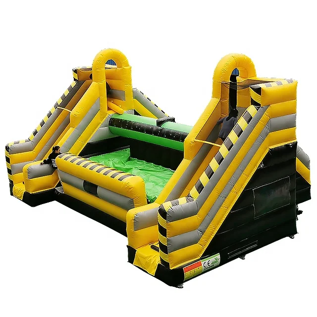 Heavy duty inflatable interactive adult sport games court obstacle tent fighting arena sport oxygen inflatable