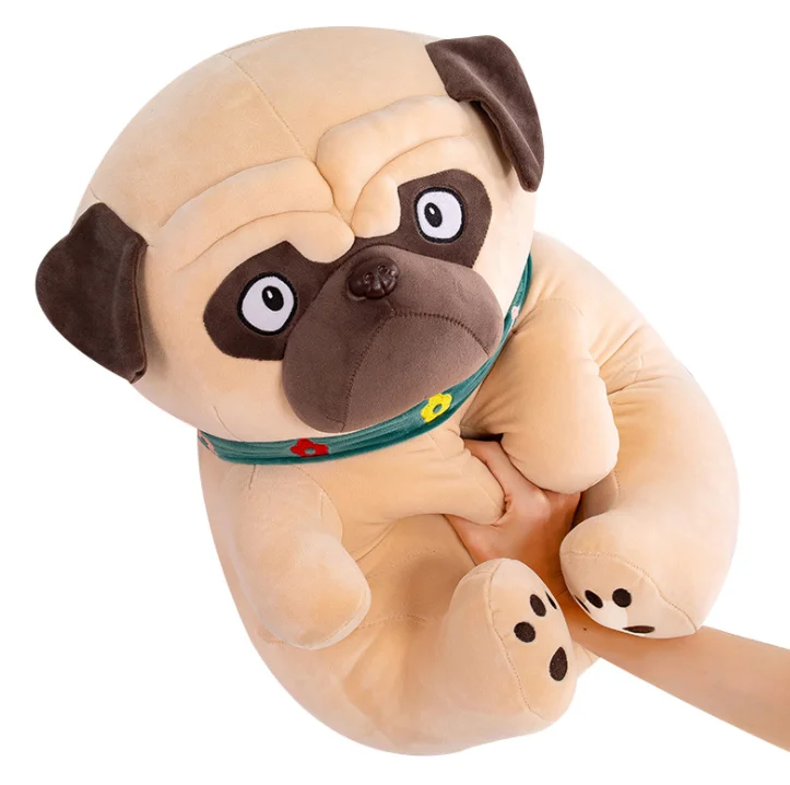 New cute simulation pug dog doll plush toys