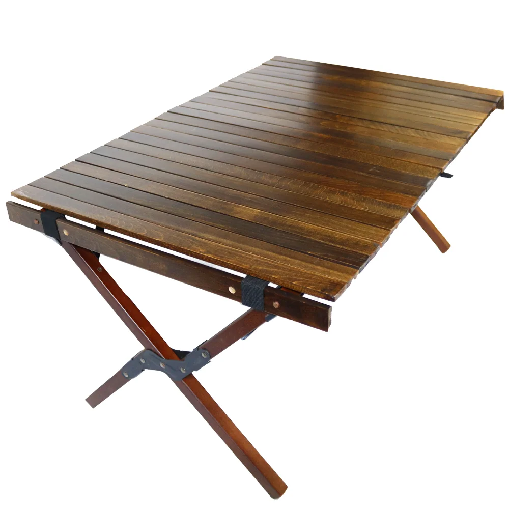 Оптовая продажа портативный деревянный складной стол для барбекю кемпинга и