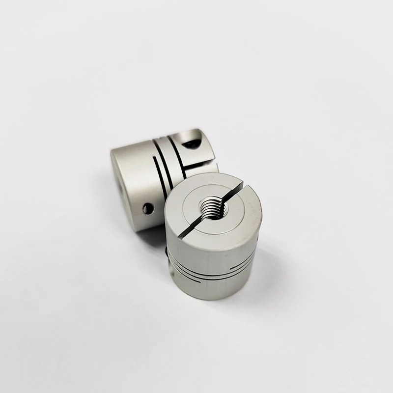 Aluminum Alloy Shaft Coupling Screw Thread Clamping for Motor Rigid Couplings Rigid Shaft Rigid Shaft Coupling