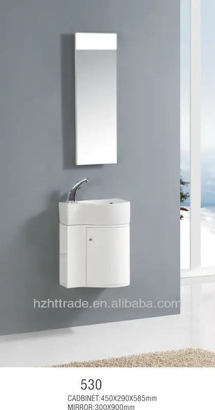 Modern Classic Design Double Glass Sink Bathroom Vanity Base Cabinet Rectangle MDF with Melamine LED Mirror Floor Mounted Hotels
