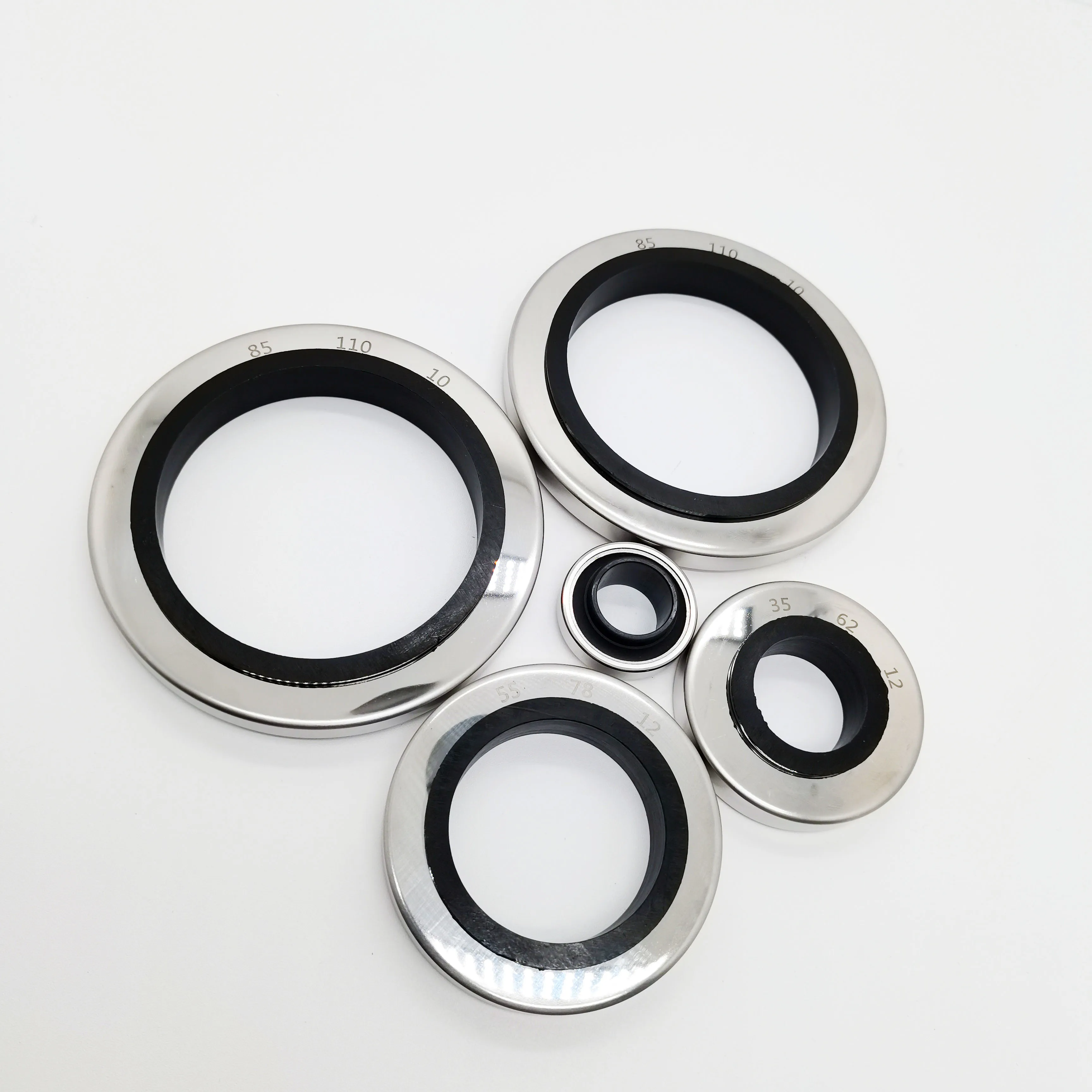 CFNAK PTFE Stainless Steel Oil Seal Ss PTFE Carbon Oil Seal