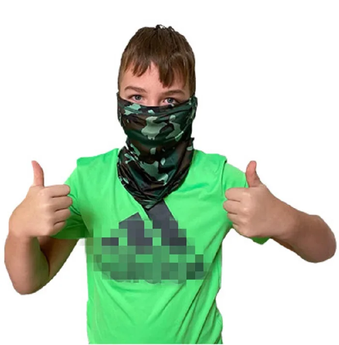 Hot Sell In Europe US AU Custom Wind Sun Protective Face Scarf Bandana
