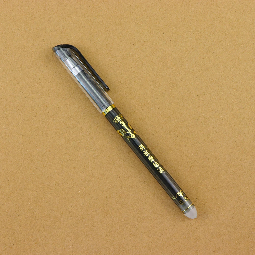 
Promotional erasable gel pen fountain plastic stationery ballpoint pen custom logo 
