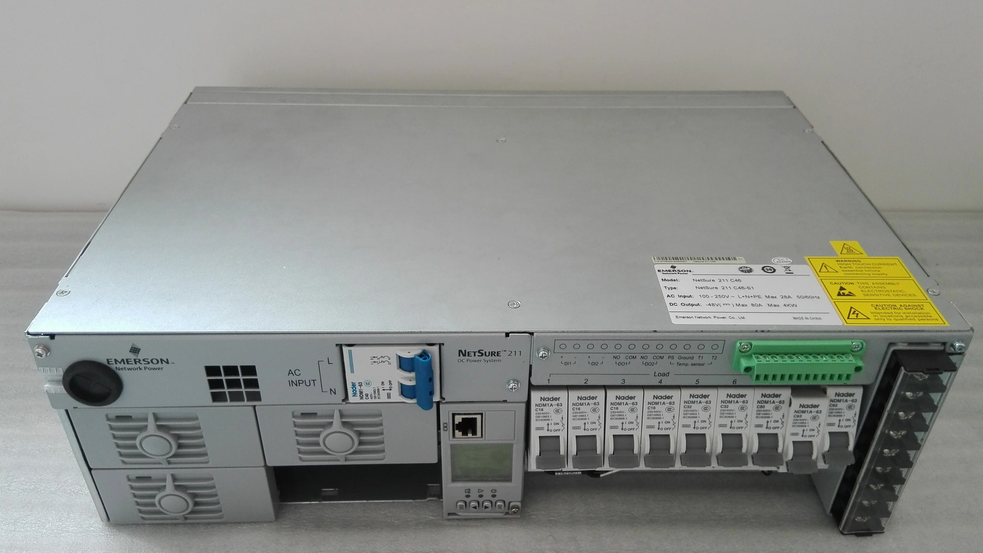 Good Price Original Emerson/Vertiv 48V 80A DC Power Supply Embedded Power System Netsure 211 C46