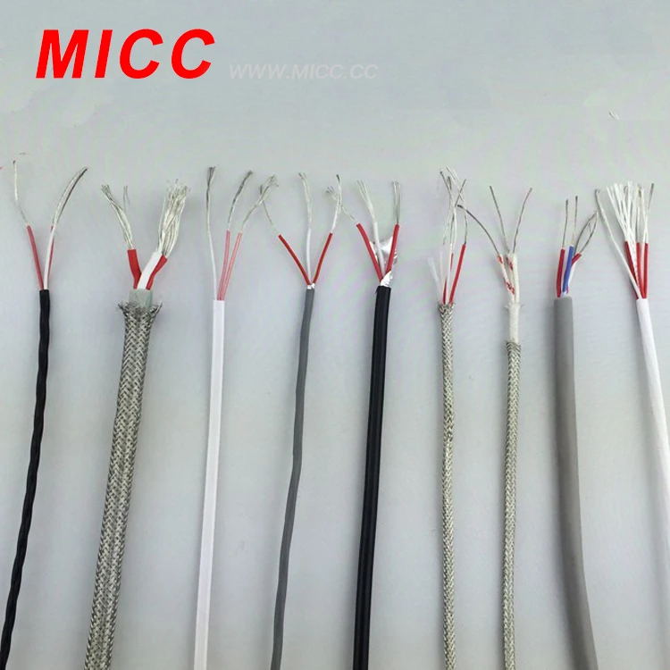 MICC 4 cores red and 2 cores white PT100-TEF/TEF-6*7/0.2 Flexible heat resistant insulation for electrical wire
