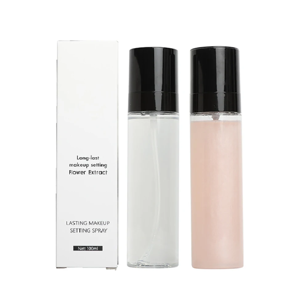 MLM Custom makeup100ml Makeup matte Setting Spray Long Lasting Waterproof make up private label glitter shimmer setting spray