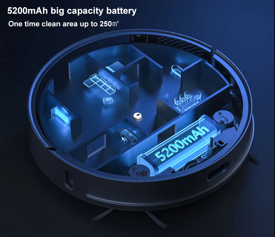 House Appliances 2700pa Suction Tuya app Floor Carpet Smart Cleaning Sweeping Robot Hotel Home Vacuum Cleaner Robot