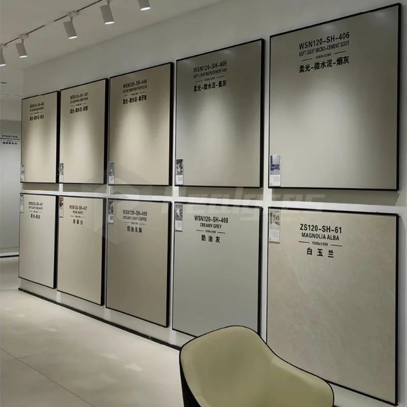 Luxury Large Format Porcelain Tile Glossy Sintered Stone 1200x1200 Flooring And Wall Porcelain Slab Tile For Hotel