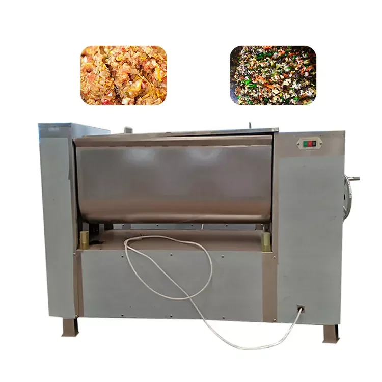 Vertical  Sausage Meat Mixer Stuffing Food Vegetable Meat Pork Beef Blender Compost Mixing Machine