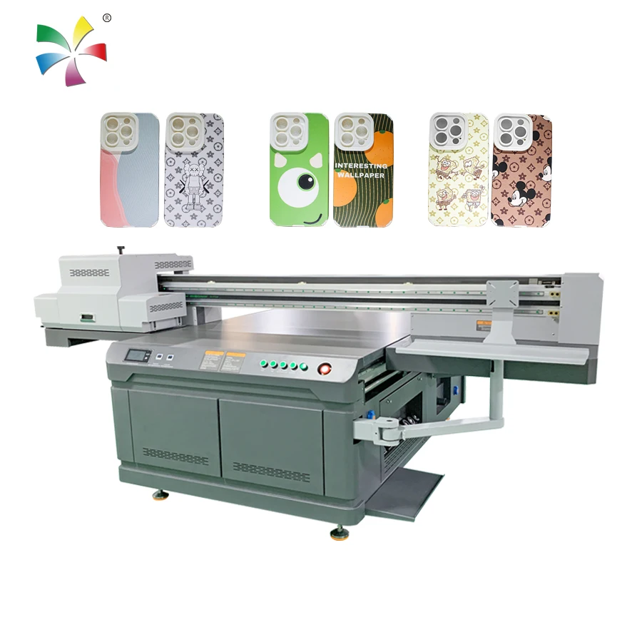High Resolution Large Format Cylinder Flatbed All In One Digital Industrial Inkjet Photo Printer