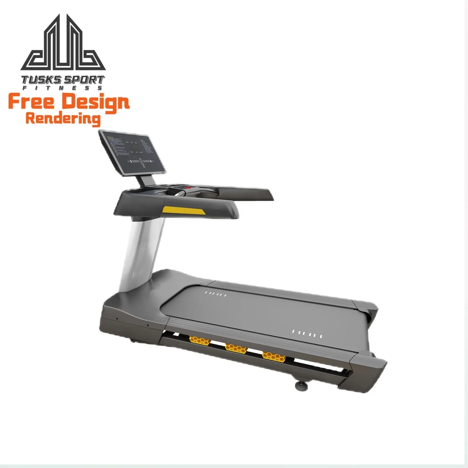 Big Discount Shandong Gym Super Shock Absorbing Running Device LED Electric Motorized  Treadmill For Workout