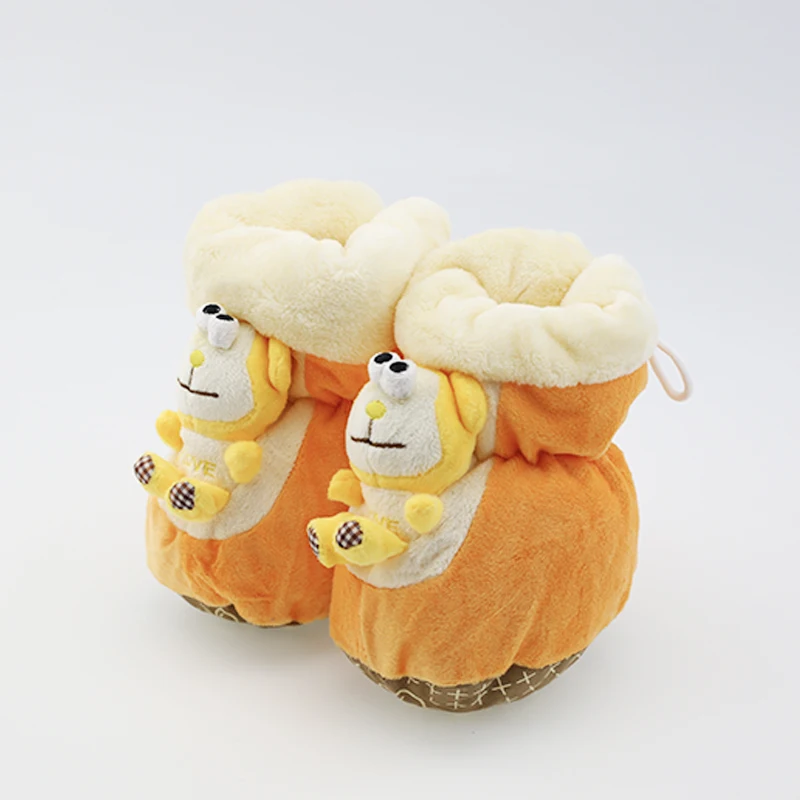 
Wholesale 3D cute cartoon soft sole super soft infant newborn booties fashion design toddler boots winter warm shoes 
