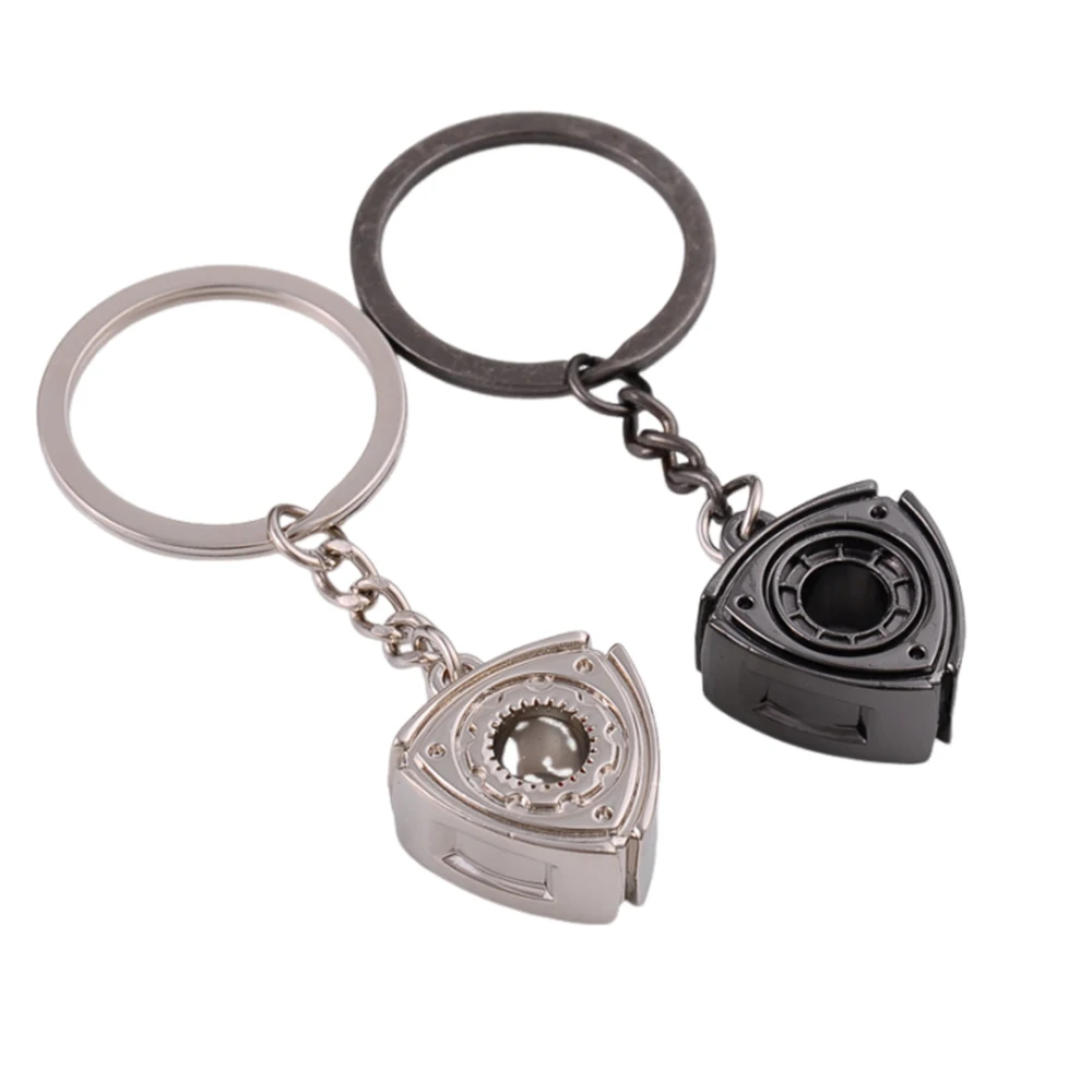 New Trend Metal Keychain Zinc Alloy Engine Rotor Keychain Delicate Creative Gift Car Refit Mazda Rotor Engine Keychain